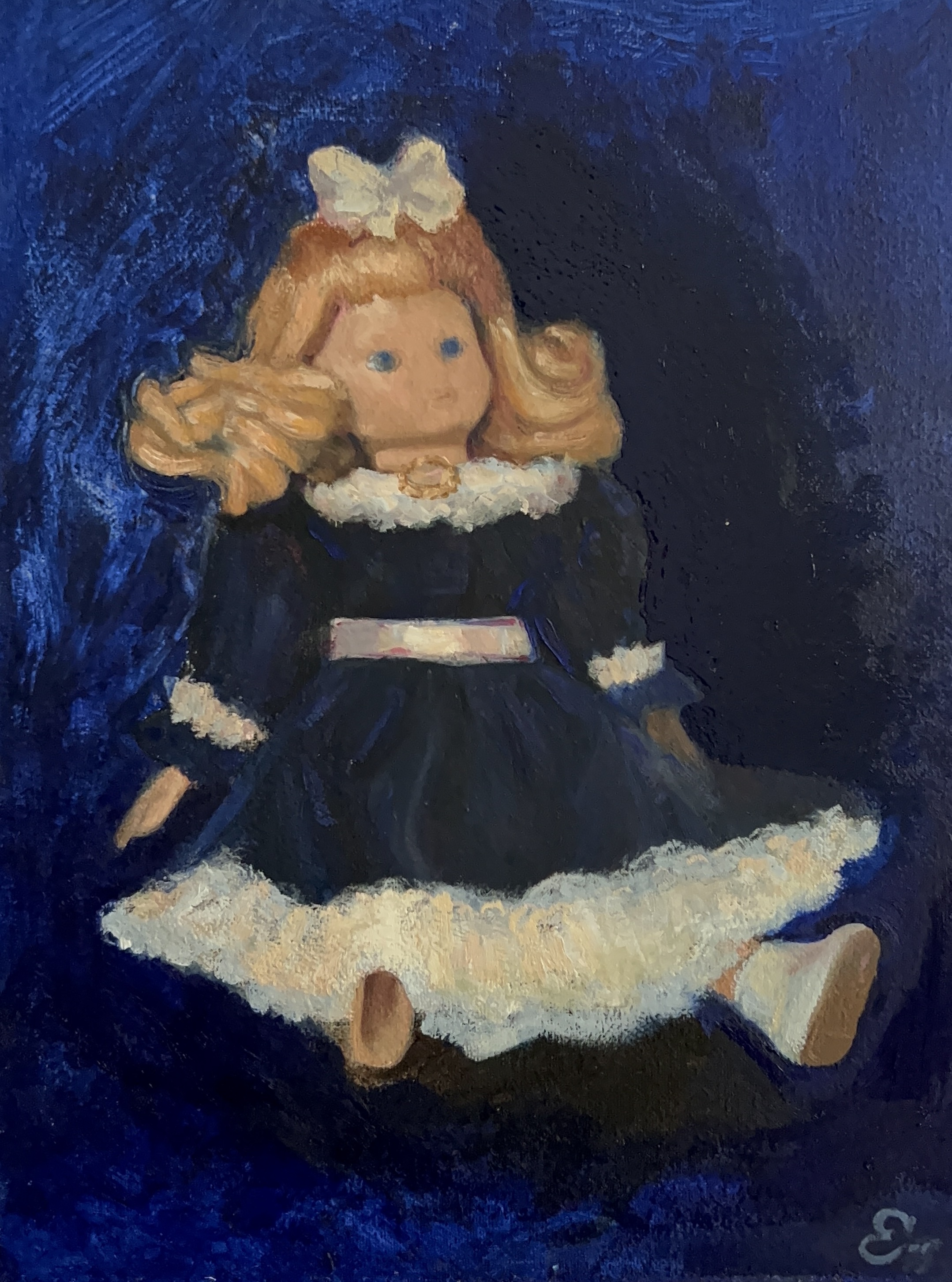 Doll painted from life, original