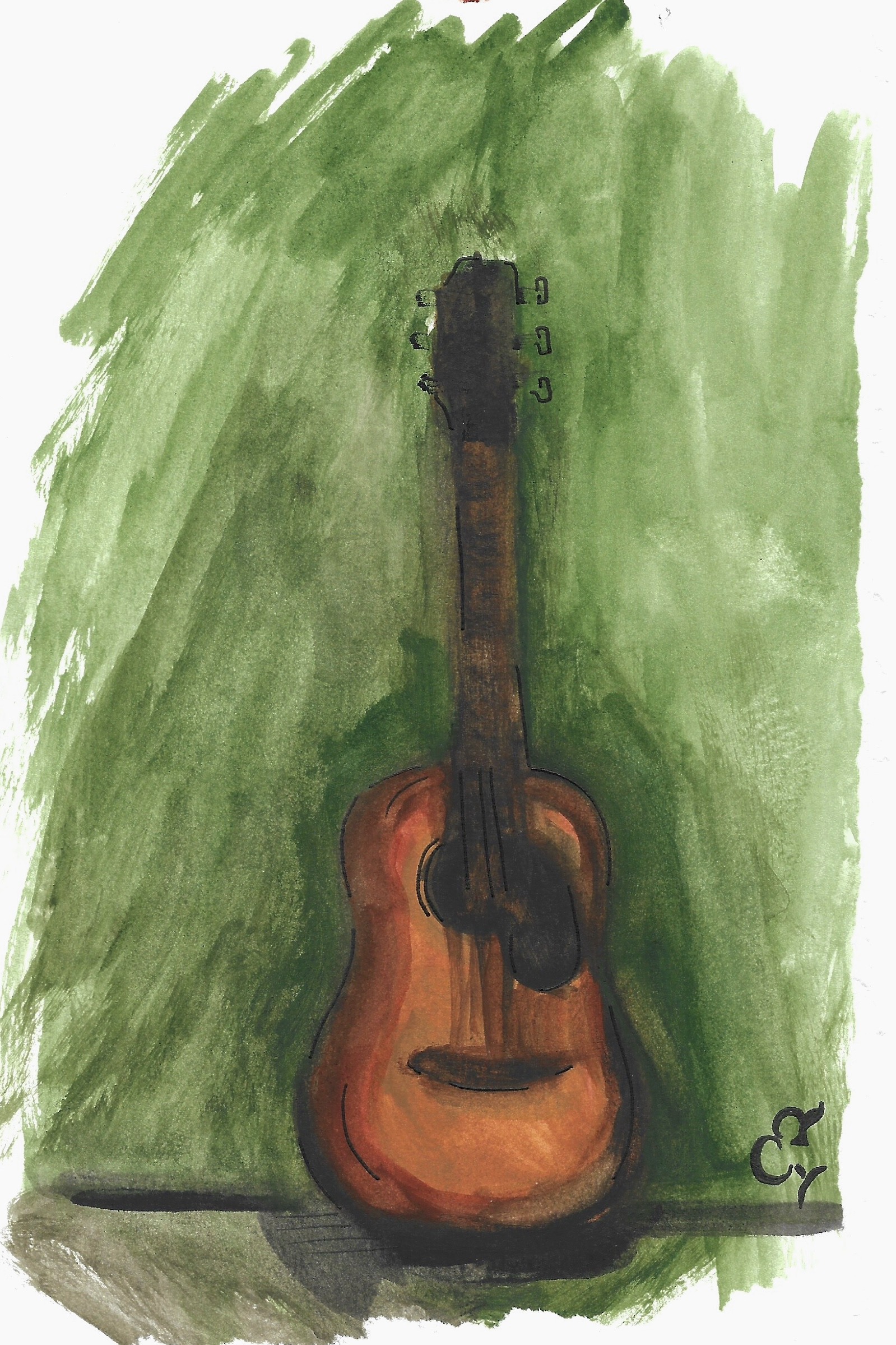 watercolor from life, original